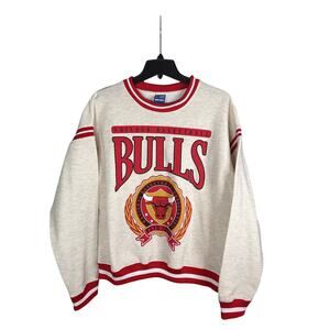 Vintage 1996 Chicago Bulls Legends athletic crewneck sweatshirt grey M